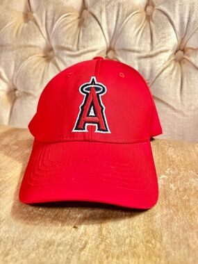 Los Angeles Angels MLB Hat Red Snapback Cap Genuine Merchandise Twins Enterprise